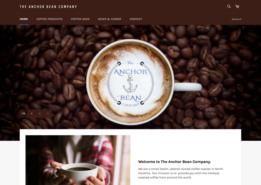 Tabeanco.com – A Coffee Bean Shopping Cart